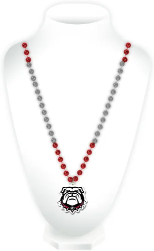 Vista 4 de Rico Industries NCAA Fan Shop - Cuentas estilo Mardi Gras con logotipo del equipo 3-Color del