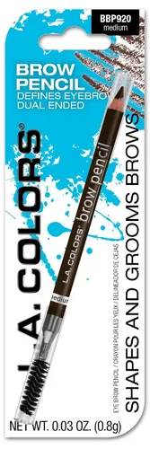 Vista 3 de L.A. COLORS Lápiz de cejas con carrete, mediano (cardado) CBBP920A