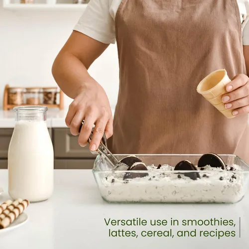 Vista 4 de Z Natural Foods Leche dorada orgánica en polvo – Mezcla de superalimentos de cúrcuma, mezcla en café, té, lattes, licuados de frutas, recetas – sin