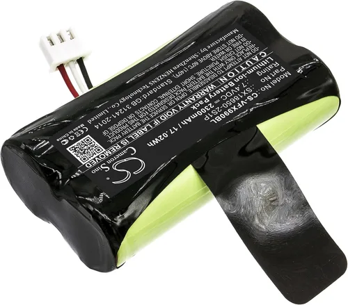 Vista 2 de Batería de repuesto de 2300 mAh para Verifone X990 X970 SX18650-2S1P (7.4V)