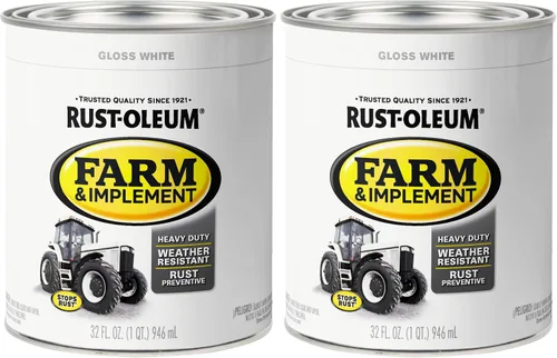 Vista 92 de Rust-Oleum Farm & Implement 280176 - Pintura esmaltada, galón, naranja (Allis Chalmers Orange) Tractor And Implement Coating, Equipment