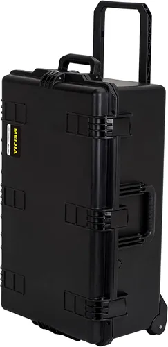 Vista 13 de MEIJIA Funda rígida portátil impermeable para todo tipo de clima, funda para cámara con espuma de ajuste personalizable, diseño ligero con mango