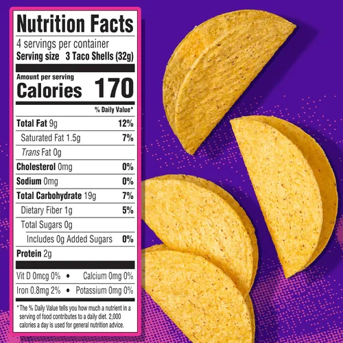 Vista 2 de Taco Bell Conchas crujientes para tacos (caja de 12 unidades)