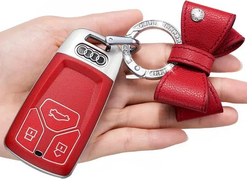 Vista 9 de Funda para llave de Audi, TPU suave especial compatible con Audi A3 A4 A6 Q5 Q7 TT SQ5 R8 S5