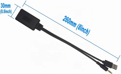 Vista 4 de Yoper - Adaptador Bluetooth para BMW Mini Cooper Aux 3.5 Reproducción de teléfonos móviles, música HIFI