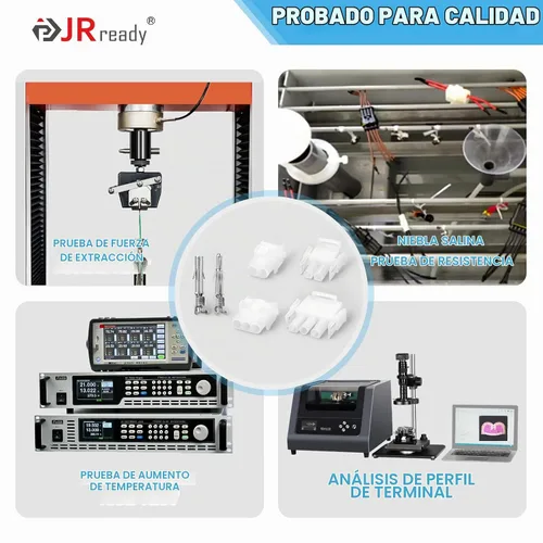 Vista 5 de JRready ST6512 Kit de conectores de 160 piezas 2.13mm 2Pin 3Pin para cables, conectores de engarce para terminales eléctricos ajustados, 14-20AWG
