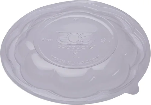 Vista 7 de Eco-Products - Tapas compostables para ensalada de 18 onzas, caja de 300, se adapta a recipientes redondos de 18 onzas, material PLA renovable hecho