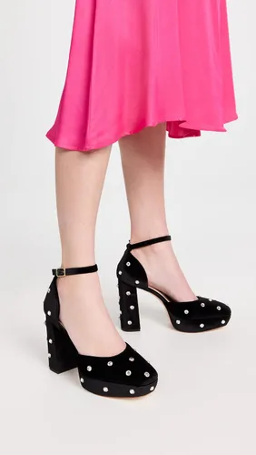 Vista 4 de Loeffler Randall Selina - Plataformas con correa de tobillo cerrada para mujer