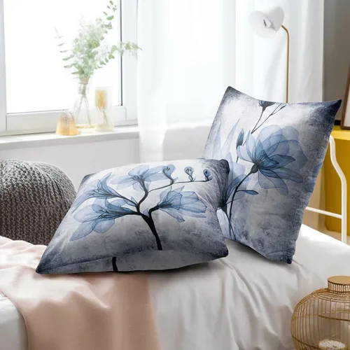 Vista 20 de Giwawa Juego de 2 fundas de almohada decorativas con diseño floral de girasol de 16 x 16 pulgadas, fundas de cojín decorativas para el hogar, sofá