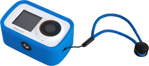 Vista 6 de Polaroid Cámara de acción WiFi de doble pantalla 4K 18mp, cámara Polaroid deportiva impermeable con batería recargable integrada y accesorios