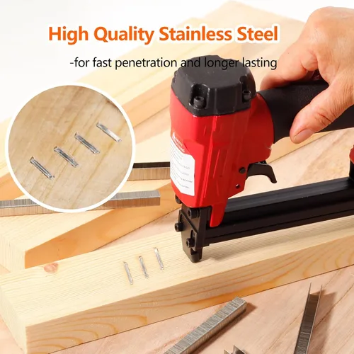 Vista 3 de 71 Series 3/8 Inch Crown 22 Gauge 304 Stainless Steel Staples 2300-Count 1/2" Length for 71 Series Staple Gun