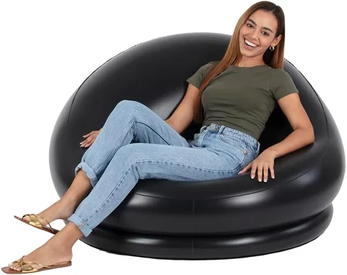 Vista 12 de Silla inflable con purpurina dorada Air Candy