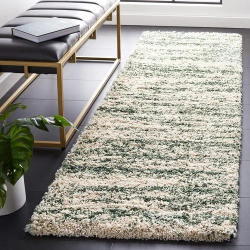 Vista 18 de SAFAVIEH Hudson Shag Collection - Alfombra decorativa de 2 x 3 pies, diseño moderno, no desprende pelusa y de fácil cuidado, 2 pulgadas de grosor