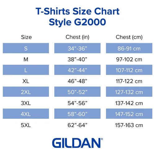 Vista 5 de Gildan Ultra Cotton - Camiseta de algodón para hombre, estilo G2000, multipack, Carolina Blue (paquete de 2), 3XL