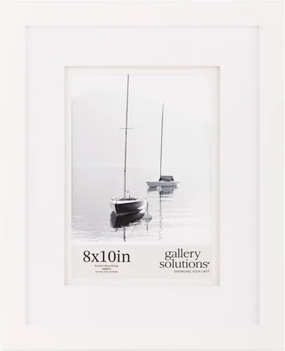Vista 19 de Gallery Solutions - Marco de pared de madera negra de 14 x 18 pulgadas - Calidad premium - Soporte de pared rectangular - Diseño clásico para fotos