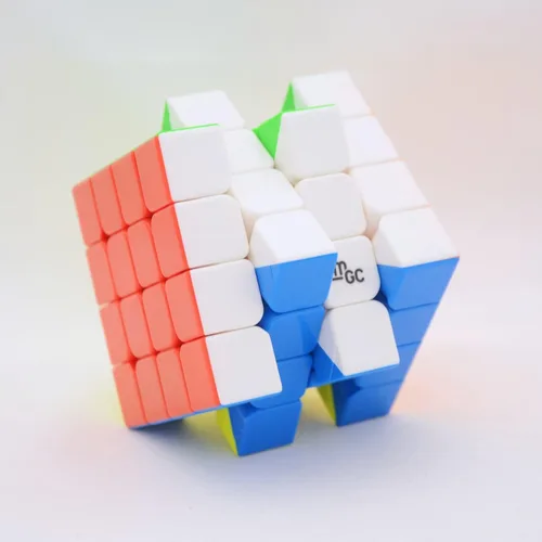 Vista 3 de Bukefuno Yongjun MGC 4x4 M, cubo magnético de velocidad YJ MGC 4x4 M, cubo mágico sin calcomanías