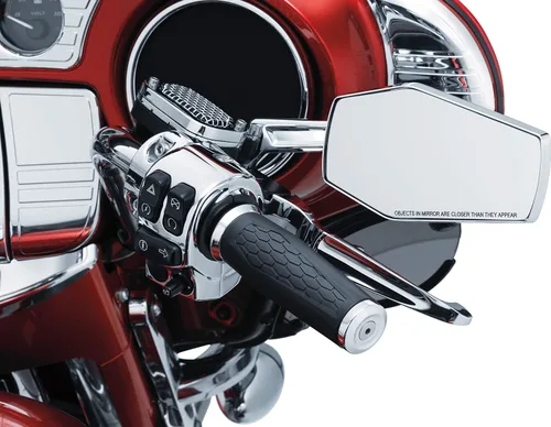 Vista 5 de Kuryakyn 5918 - Accesorios cromados para manillar de motocicleta, paquete de 2