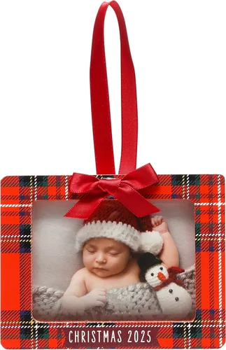 Vista 9 de Marco de cinta para la primera Navidad, marco de fotos de vacaciones para bebé, regalo de padres nuevos y esperados, mi primera foto de Navidad