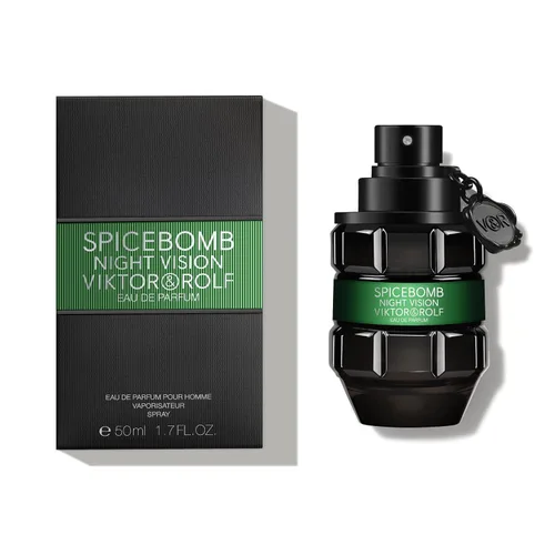 Vista 2 de Viktor&Rolf Spicebomb Nightvision Eau de Parfum - Ambery Fougere Cologne Fragrance with Black Spices, Green Resinous Accord & Incense - Long