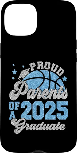 Vista 9 de iPhone 16 Parents of a 2025 Graduate Senior Graduation Basketball Case