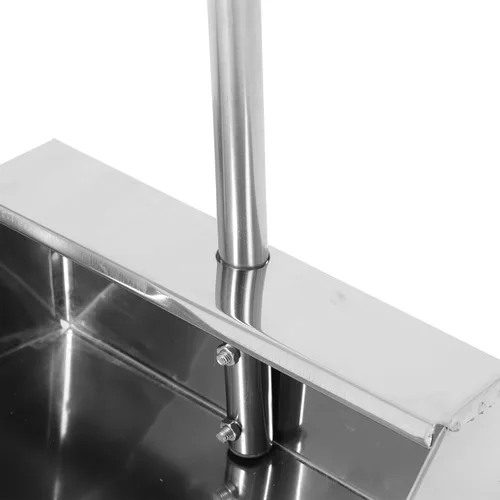 Vista 5 de Lurrose Recogedor vertical con mango largo, pala de basura de gran capacidad para limpieza del hogar, agarre ergonómico, diseño resistente al