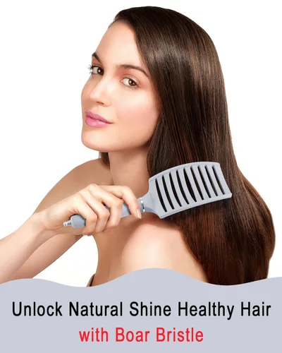 Vista 4 de KTKUDY Cepillo desenredante para cabello teñido, fino y frágil – Elimina nudos y reduce la rotura cepillo para cabello húmedo y seco – Cepillo