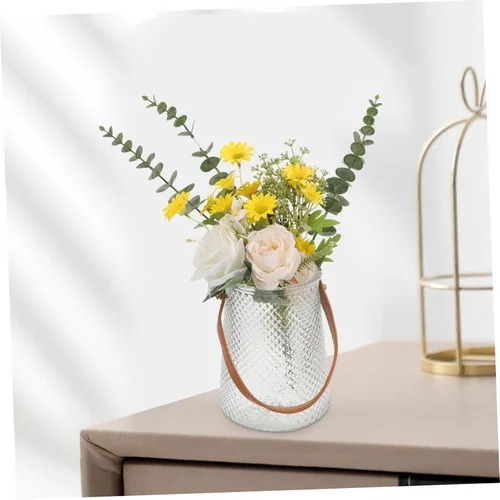 Vista 5 de Jarrón decorativo moderno, florero, flores, plantas, centros de mesa, hogar, oficina, decoración de boda