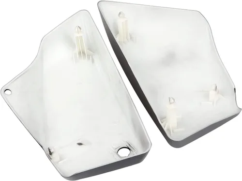 Vista 3 de Cubiertas laterales de batería para carenado de batería de color negro brillante y vívido, compatibles con Honda VT 1100 VT1100 Shadow/Spirit/Sabre