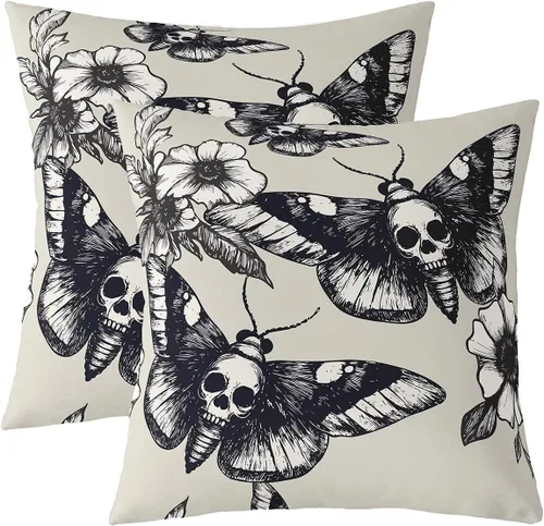 Vista 44 de Erosebridal Juego de 2 fundas de almohada rústicas con diseño de oso, de 16x16 pulgadas, fundas de almohada de cuadrícula de búfalo, fundas