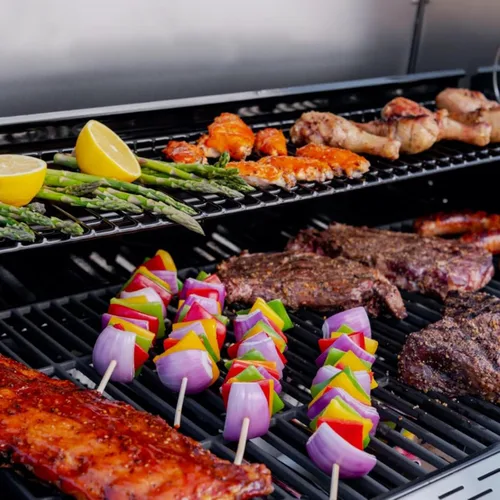 Vista 7 de Rejilla de parrilla de 16 15/16 "para Charbroil Advantage 463344015 463334615 463344116 463343819 Gas2coal 463340516 G467-0002-W1 Rejilla de cocina