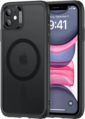 Vista 61 de ESR Funda para iPhone 14 Plus, compatible con MagSafe, protección de grado militar a prueba de golpes, resistente al amarillamiento, funda magnética