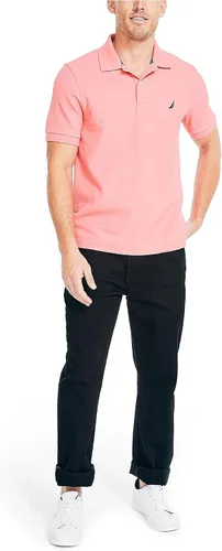 Vista 2 de Nautica Polo para hombre de ajuste clásico de ajuste sostenible