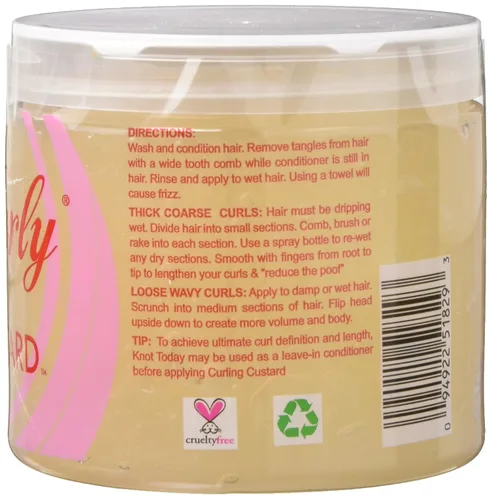 Vista 2 de Kinky Curly Original Curling Custard Natural Styling Gel 16 oz