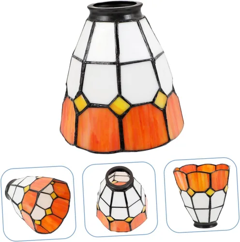 Vista 5 de DOITOOL Lámpara decorativa de cristal para lámpara de techo, cubierta festoneada colgante