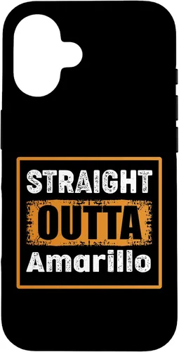 Vista 32 de Straight Outta Amarillo Texas USA Retro Distressed Vintage Case for iPhone 17