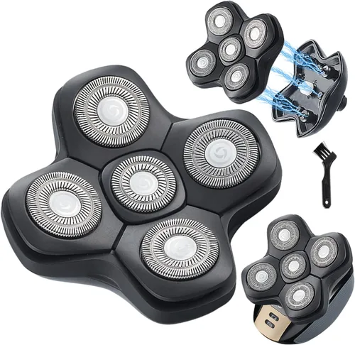 Vista 11 de Cabezas de Reemplazo para Afeitadora Eléctrica de 5 Cuchillas Universal para Navaja (5D Negro)