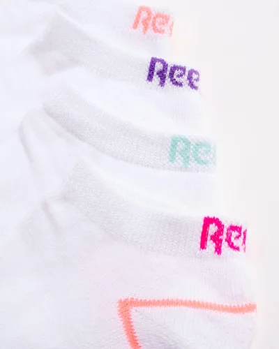 Vista 5 de Reebok Calcetines acolchados de corte bajo para niñas (6 unidades)