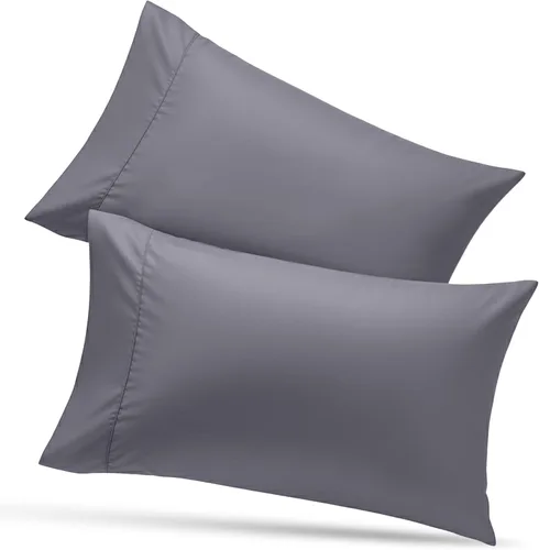 Vista 30 de Utopia Bedding - Juego de 4 fundas de almohada tamaño estándar, con cierre de sobre, tela de microfibra cepillada suave, resistentes al encogimiento