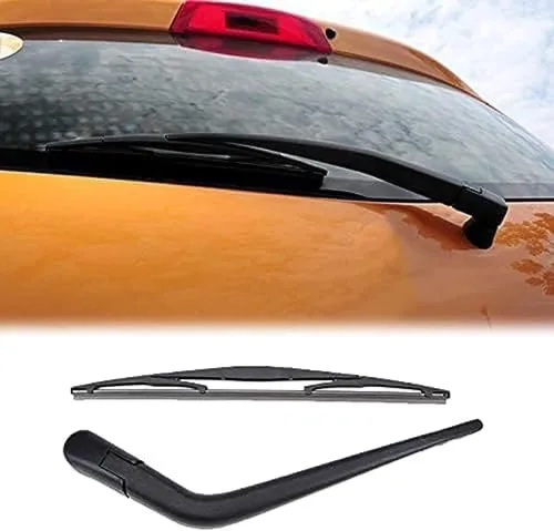 Vista 5 de Limpiaparabrisas trasero y brazo de limpiaparabrisas para Nissan Marzo Hatchback 2010-2015 12" limpiaparabrisas trasero