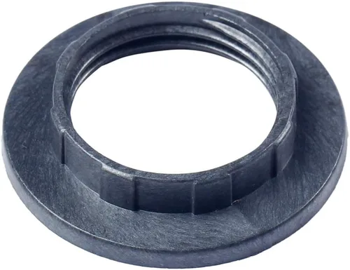 Vista 3 de 3 unids negro luz sombra collar anillo adaptador lámpara bombilla titular para lámpara E14 pantalla