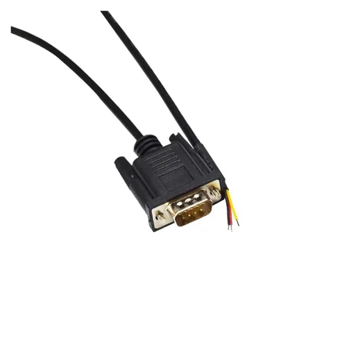 Vista 6 de D-SUB 9-PIN 9-Hole DB9 macho y hembra de un solo cabezal RS232 COM Port Serial Cable de extensión RS232 Cable de comunicación de programación RS232