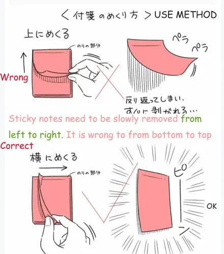 Vista 6 de 4 paquetes de notas adhesivas bonitas Notas adhesivas kawaii para memos, 3.1x3.1 pulgadas, notas adhesivas coloridas con frutas para niñas