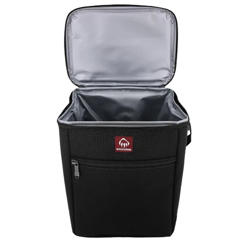 Vista 4 de Wolverine Bolsa térmica para 24 latas Aislada Reutilizable Resistente Resistente al agua Sitio de trabajo Exterior Viaje Maletereo