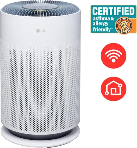Vista 2 de LG PuriCare 360 - Purificadores de aire para el hogar, habitación grande y pequeña, dormitorio, hasta 2,059 pies cuadrados en 1 hora con filtro