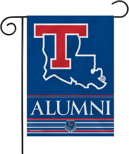 Vista 46 de Rico Industries NCAA Alumni - Bandera de jardín de doble cara de 13 x 18 pulgadas
