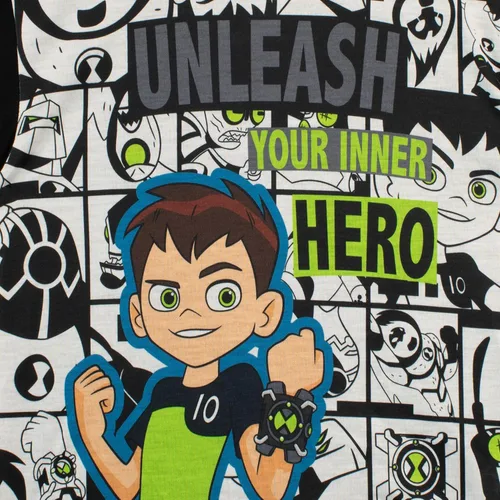 Vista 3 de Ben 10 Pijama Aliens para niños