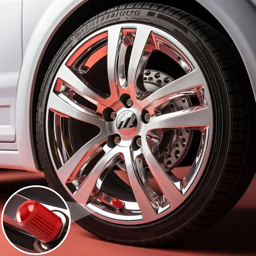 Vista 38 de 10 piezas de tapas de válvula de neumático TPMS con vástago largo, tapas de válvula de rueda de plástico negro para TPMS TR20008, tapas de vástago