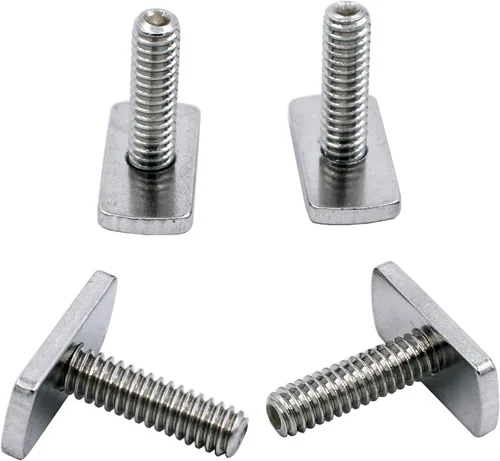 Vista 3 de YYST 1/4 de pulgada – 20 roscas para riel de kayak/riel de riel de kayak y tuercas de riel de riel en T, kit de reemplazo de montaje de engranajes