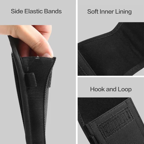 Vista 3 de Fundas pequeñas para teléfono celular, bolsa vertical de nailon para hombre compatible con Apple iPhone 17 16 15 14 13 12 11 Pro XR XS X/Samsung