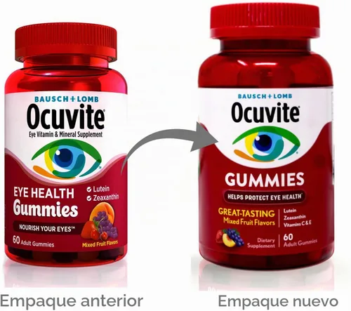 Vista 7 de Ocuvite Gomitas Eye Health, sabores mixtos de frutas, 60 unidades (paquete de 2)